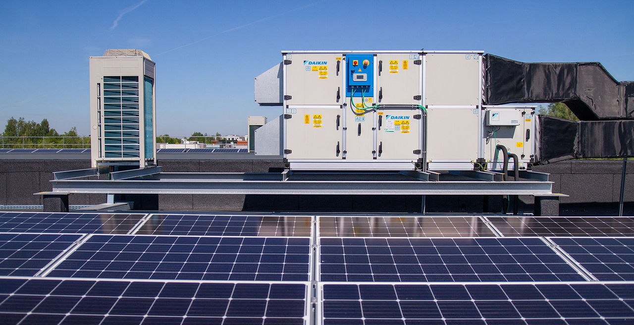 Õhutöötlusseadme paigaldamine katusele